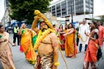 telangana community in London, bonalu festival in london, over 800 nris participate in bonalu festivities in london organized by telangana community, Handloom weavers