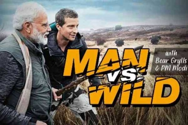 Narendra Modi with Bear Grylls in &lsquo;Man vs Wild&rsquo; Tonight