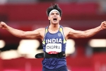 Neeraj Chopra olympic gold, Tokyo Olympics 2021, neeraj chopra scripts history in javelin throw, Olympics